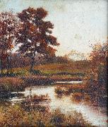 Attributed to Jan de Beer, A Stream in Autumn